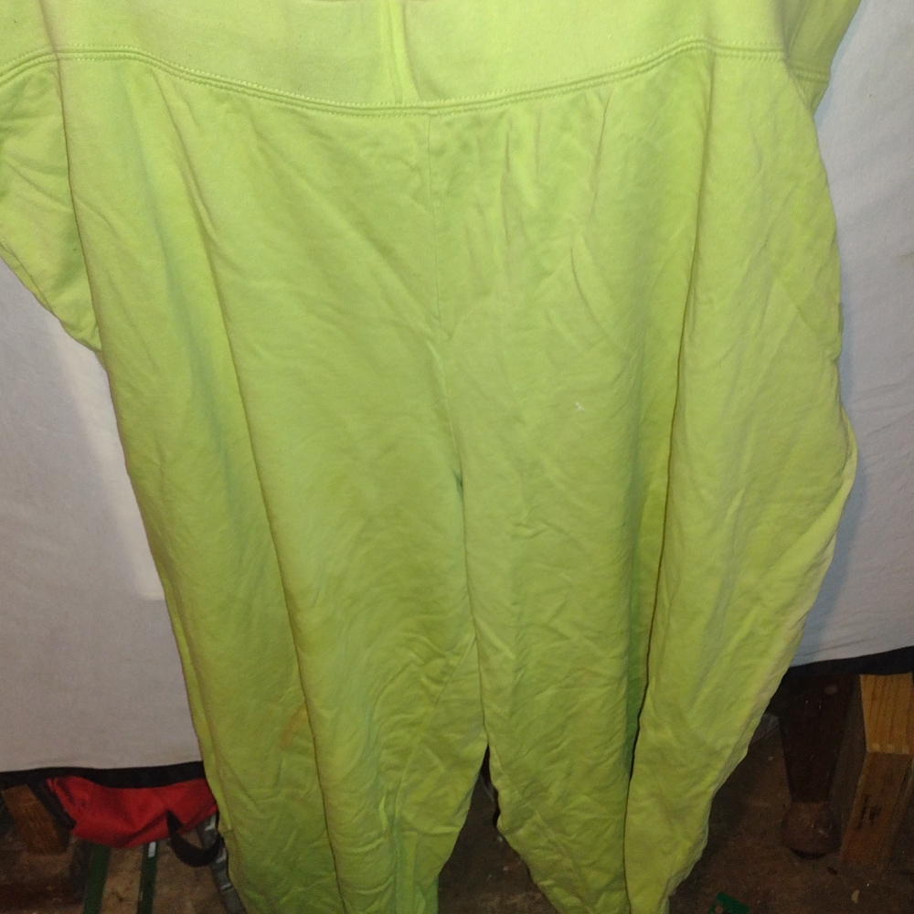 Kim Rogers Lime Green Cotton Pants